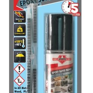 TRANSPARAN SÜPER BOND - EPOXY METALLIC BOND SYRINGE MIX 30 gr.